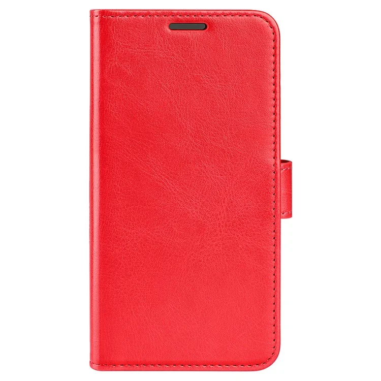 Stand Wallet Phone Case for Honor X9a 5G Crazy Horse Texture Anti-drop Leather Phone Cover - Red