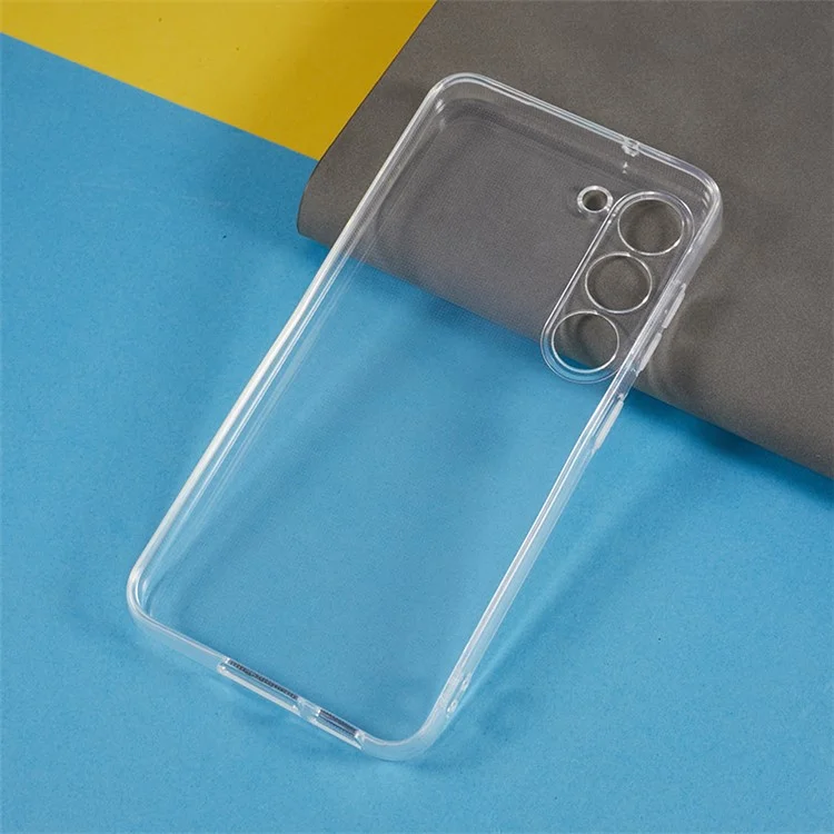 For Samsung Galaxy S23+ Transparent TPU Phone Case Watermark-free 2.0mm Shockproof Cell Phone Cover