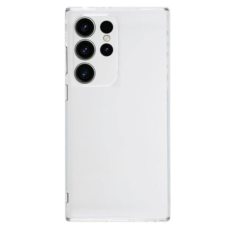 Per Samsung Galaxy S23 Ultra Watermark-free Clear Phone Case 2.0mm Thickness TPU Shockproof Cover