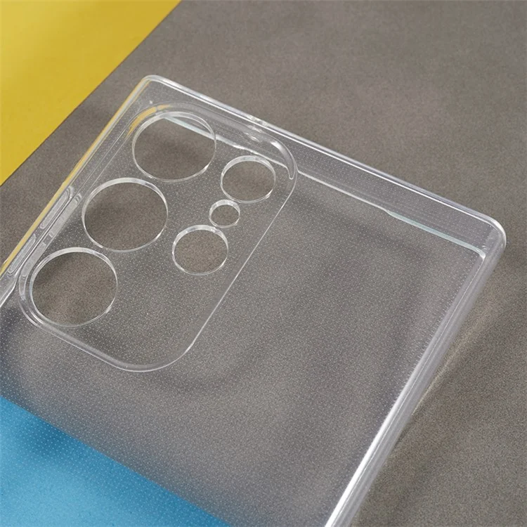 Per Samsung Galaxy S23 Ultra Watermark-free Clear Phone Case 2.0mm Thickness TPU Shockproof Cover