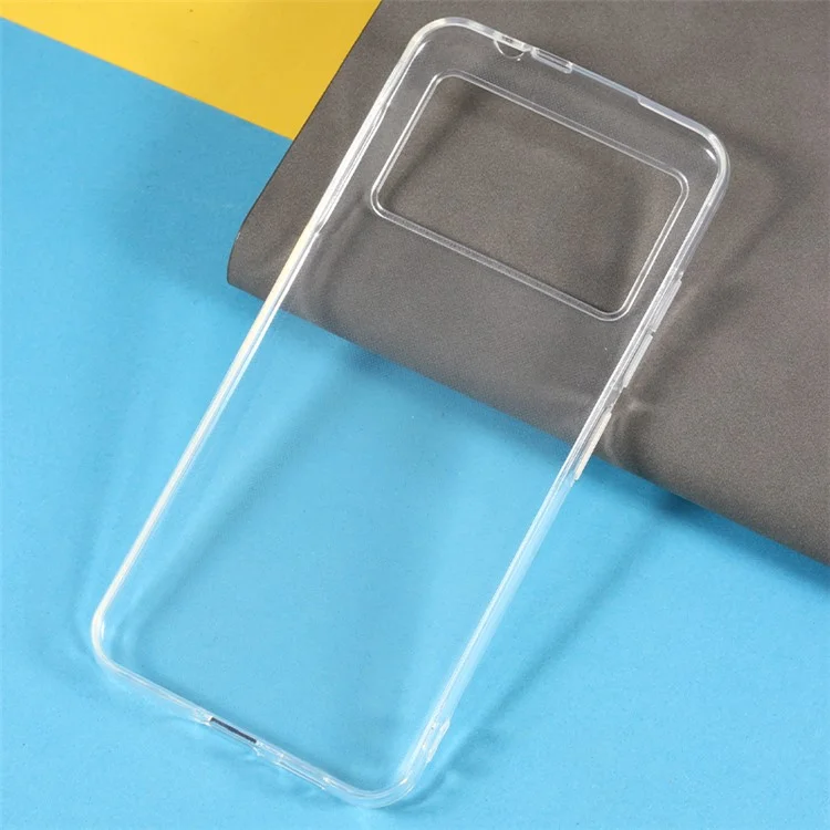 For Doogee X98 / X98 Pro Flexible TPU Phone Case Scratch-Resistant Phone Back Cover - Transparent
