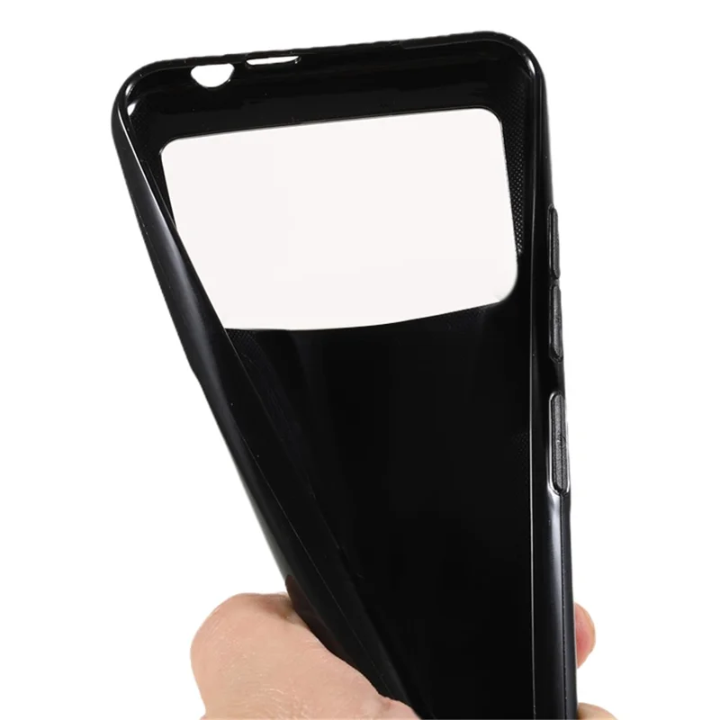 For Doogee X98 / X98 Pro fleksibel TPU-telefonbeskyttelse stødfast bagside - Sort