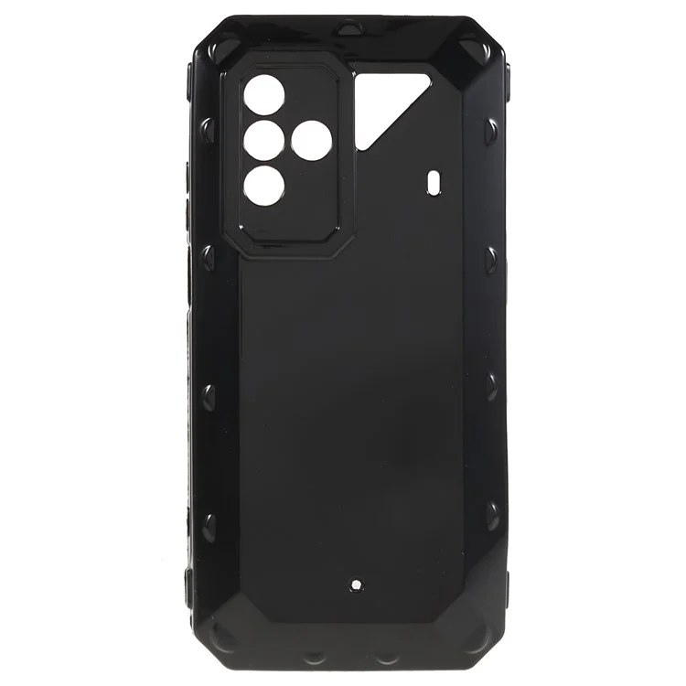 Per Ulefone Power Armor 19 Custodia per telefono slim antiurto, in TPU morbido con protezione posteriore - Nero