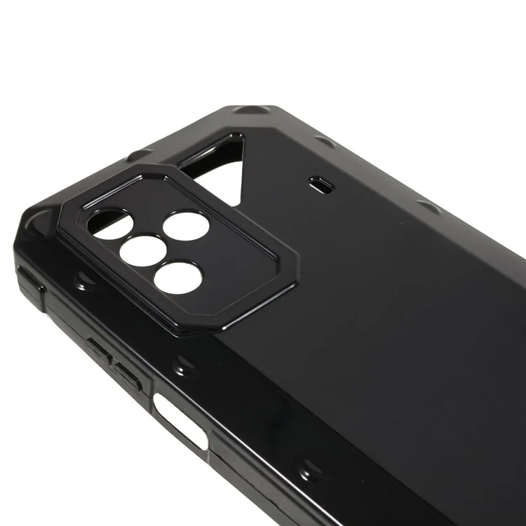 Per Ulefone Power Armor 19 Custodia per telefono slim antiurto, in TPU morbido con protezione posteriore - Nero