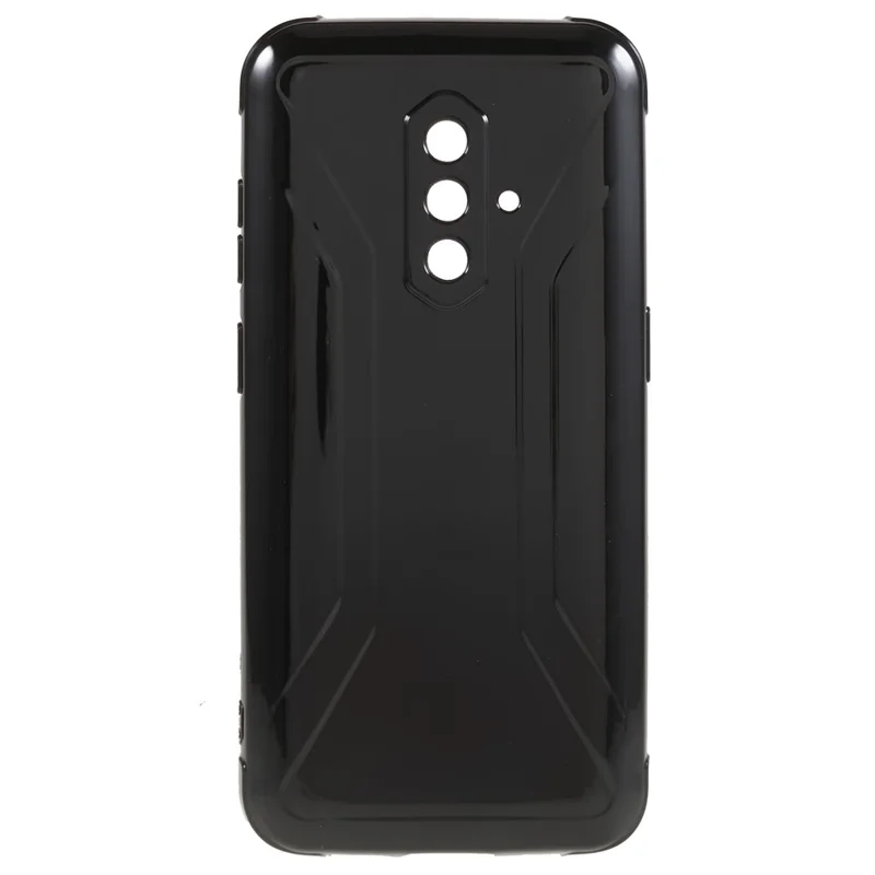 For Blackview BV5200 4G Slim telefonbeskyttelse mod ridser Blød TPU bagside beskyttende dæksel - Sort