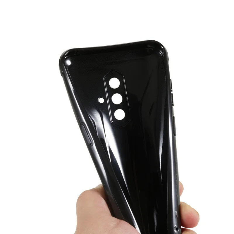 For Blackview BV5200 4G Slim telefonbeskyttelse mod ridser Blød TPU bagside beskyttende dæksel - Sort