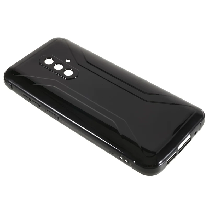 For Blackview BV5200 4G Slim telefonbeskyttelse mod ridser Blød TPU bagside beskyttende dæksel - Sort