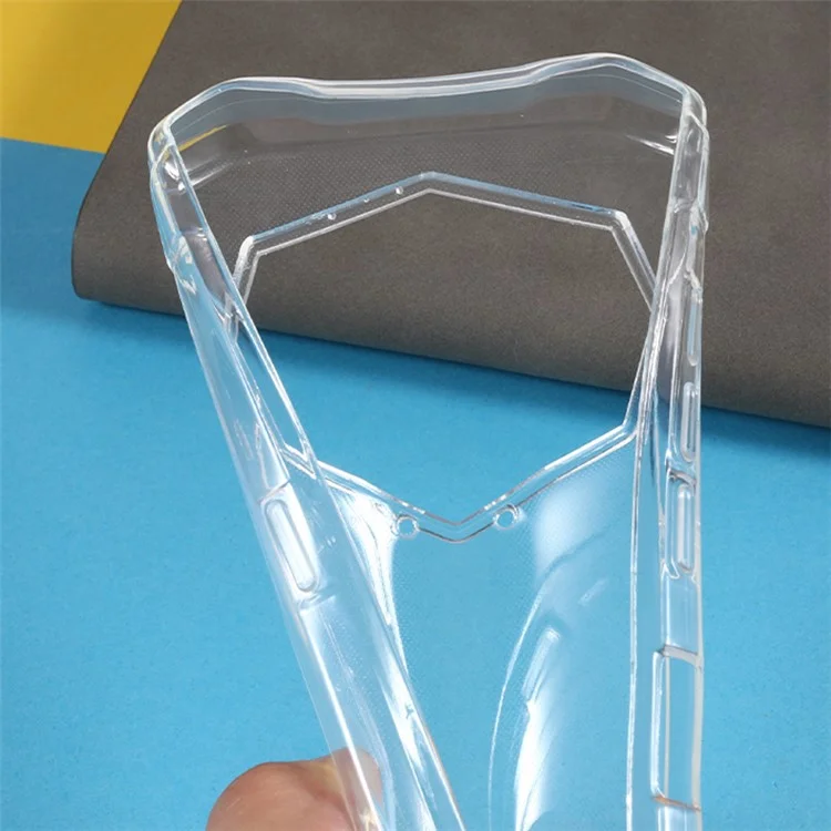 Pour Doogee S98 / S98 Pro Soft Slim TPU Case Shockproof Anti-Drop Phone Cover - Transparent