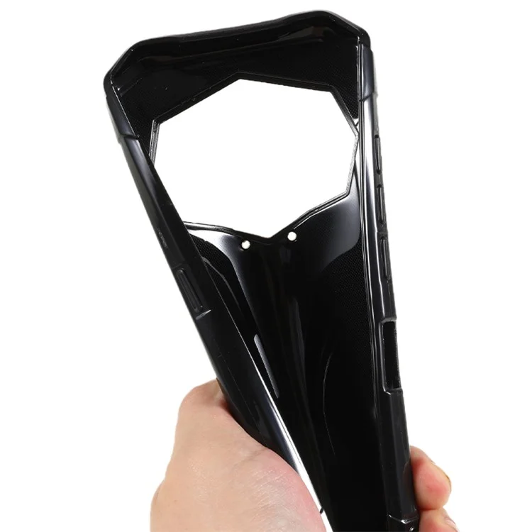 Para Doogee S98 / S98 Pro Soft Slim TPU Case Shockproof Anti-Drop Phone Cover - Negro