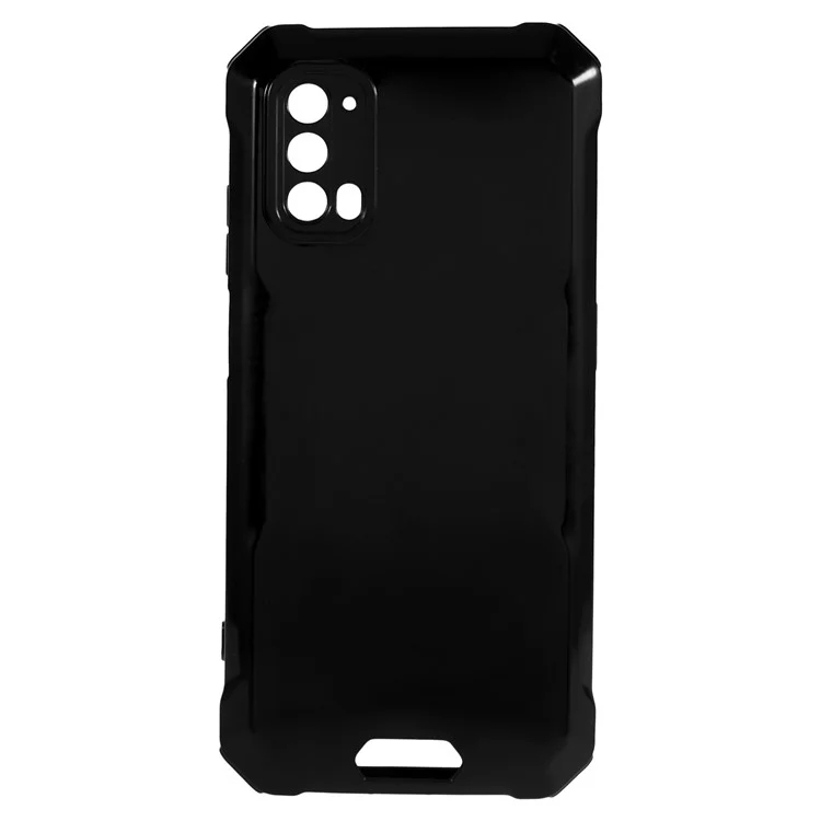 Для чехла Blackview BV7100 4G Soft TPU с защитой камеры, противоударный чехол для телефона - черный