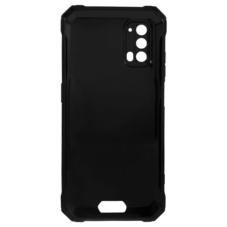 Для чехла Blackview BV7100 4G Soft TPU с защитой камеры, противоударный чехол для телефона - черный