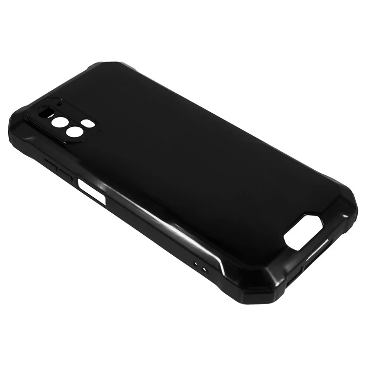 Для чехла Blackview BV7100 4G Soft TPU с защитой камеры, противоударный чехол для телефона - черный