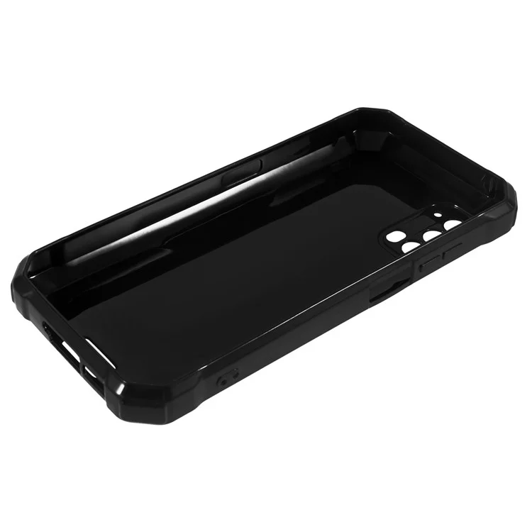 Для чехла Blackview BV7100 4G Soft TPU с защитой камеры, противоударный чехол для телефона - черный