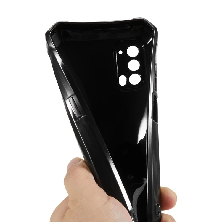 Для чехла Blackview BV7100 4G Soft TPU с защитой камеры, противоударный чехол для телефона - черный
