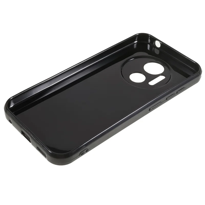Dla Doogee X97 antypoślizgowa cienka obudowa na telefon antyrysik miękka osłona tylna z TPU - Czarny