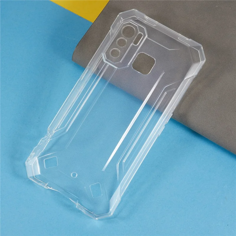 For Cubot KingKong 5 Protective Case Scratch Resistant Soft TPU Phone Cover - Transparent