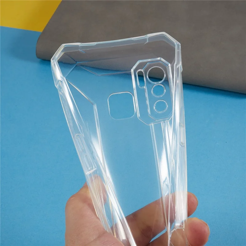 For Cubot KingKong 5 Protective Case Scratch Resistant Soft TPU Phone Cover - Transparent