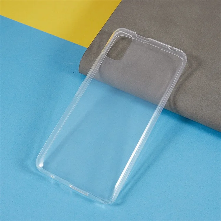 For Cubot Note 8 Anti-Dust Phone Cover Flexible TPU Anti-scratch Drop Protection Phone Case - Transparent