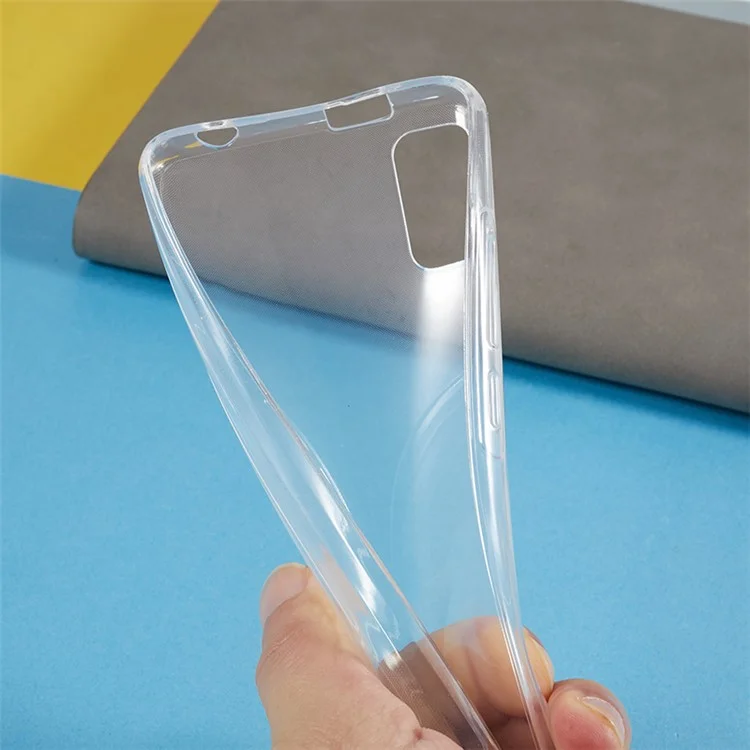 For Cubot Note 8 Anti-Dust Phone Cover Flexible TPU Anti-scratch Drop Protection Phone Case - Transparent