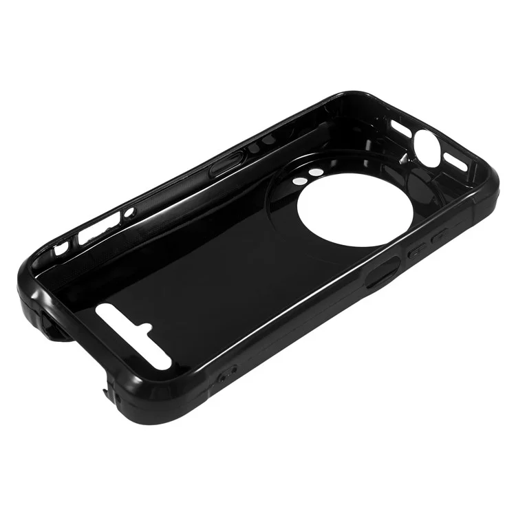 Shockproof Slim Case for Ulefone Power Armor 16 Pro Phone Case Anti-Scratch TPU Cover - Black