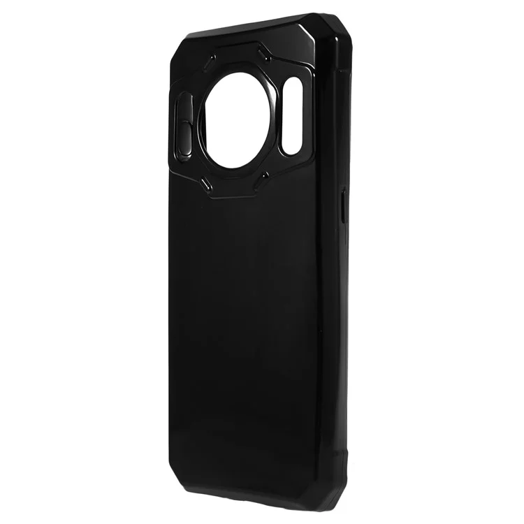Für Oukitel WP21 Soft TPU stoßfeste Handyhülle Kameraschutz Handyhülle - Schwarz