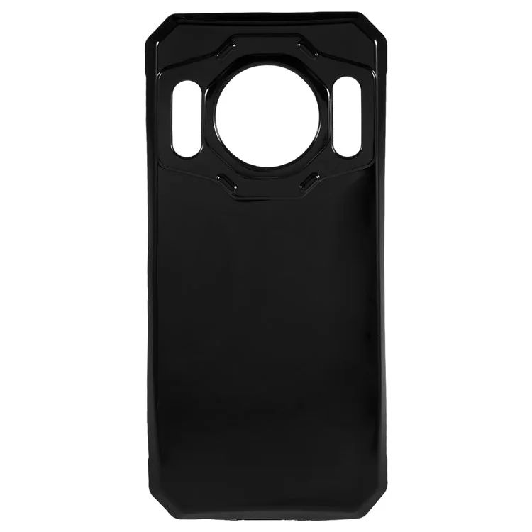 Für Oukitel WP21 Soft TPU stoßfeste Handyhülle Kameraschutz Handyhülle - Schwarz