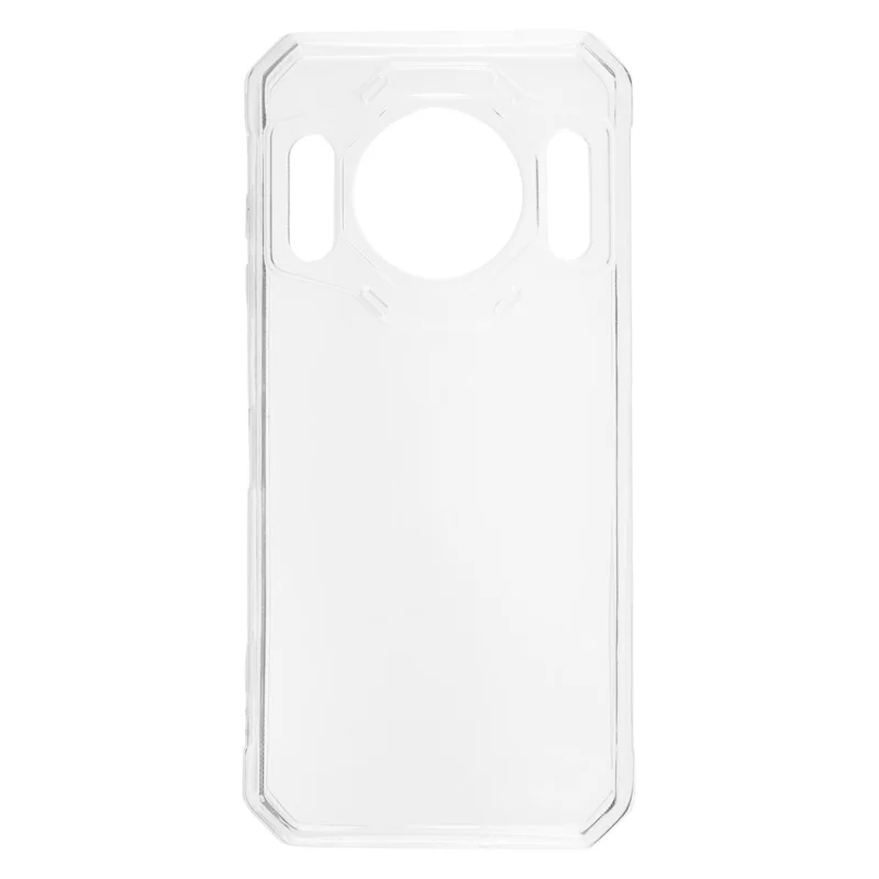 For Oukitel WP21 Soft TPU Shockproof Phone Case Camera Protection Phone Cover - Transparent