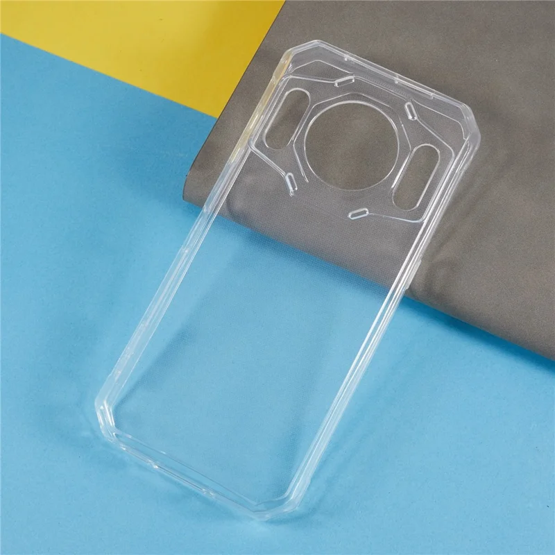 For Oukitel WP21 Soft TPU Shockproof Phone Case Camera Protection Phone Cover - Transparent