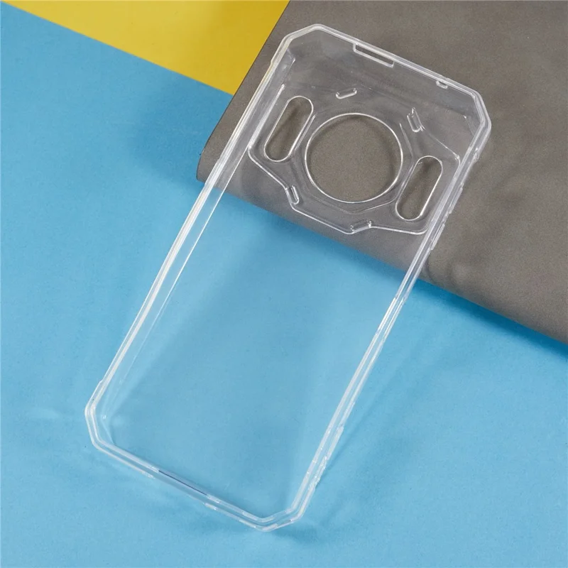 For Oukitel WP21 Soft TPU Shockproof Phone Case Camera Protection Phone Cover - Transparent