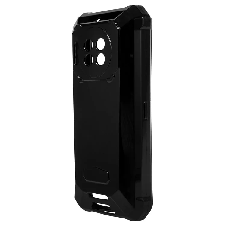 For Oukitel WP19 Phone Case Shock-Absorption Flexible TPU Cell Phone Cover - Black