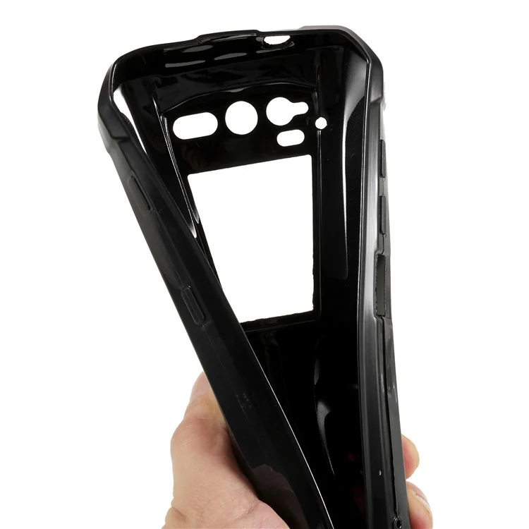 Чехол для телефона Unihertz Tank Shockproof Slim, противоударный, с мягкой TPU-задней панелью и защитой от царапин - черный