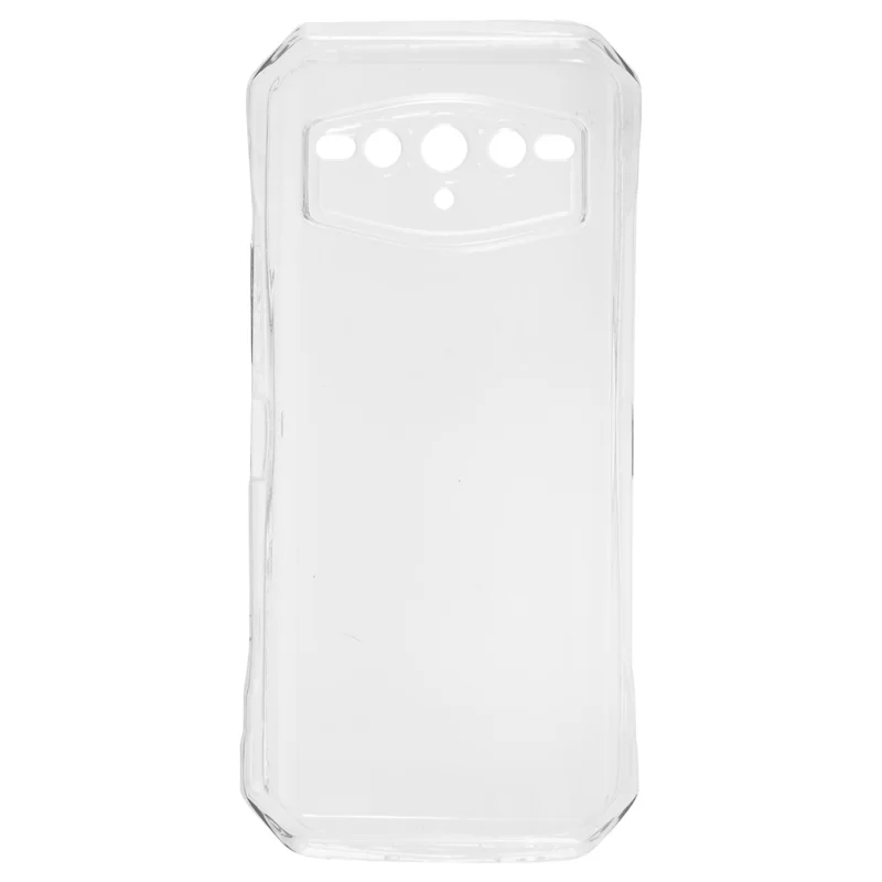 For Doogee V30 Flexible TPU Phone Case Camera Protection Anti-Scratch Cover - Transparent