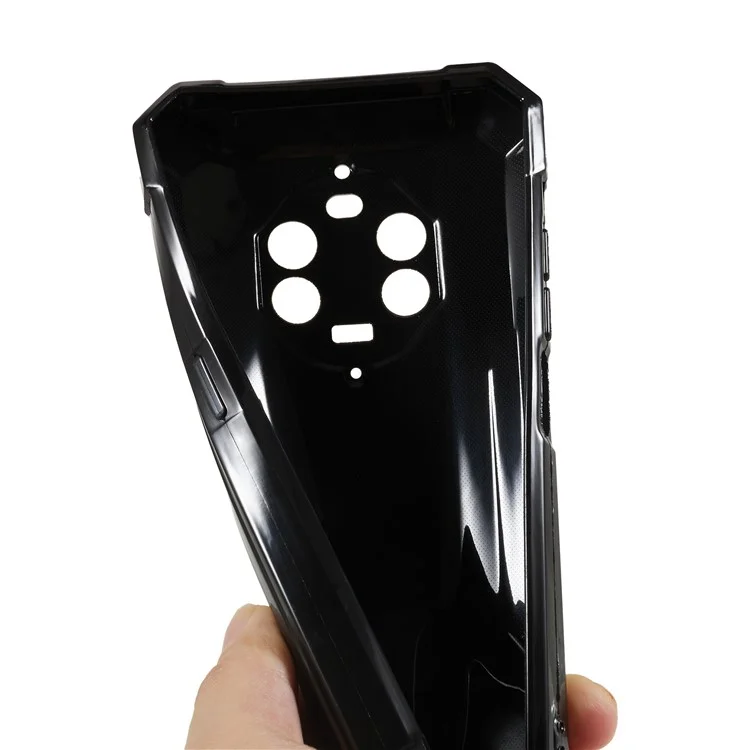 For Blackview BV8800 4G Mobile Phone Case Scratch-resistant TPU Phone Cover - Black