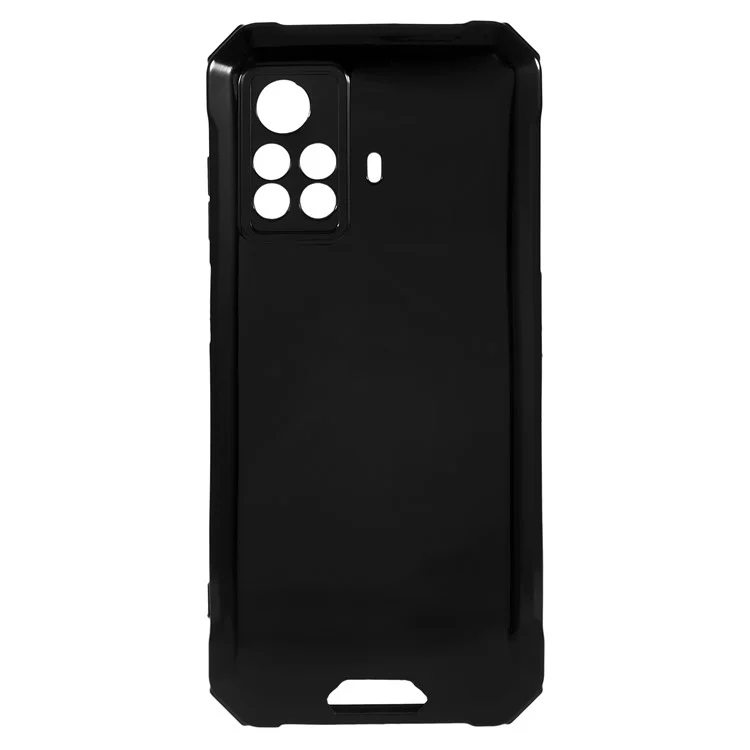 For Blackview BV9200 Shockproof Slim Phone Case Soft TPU Anti-Scratch Back Protective Cover - Black