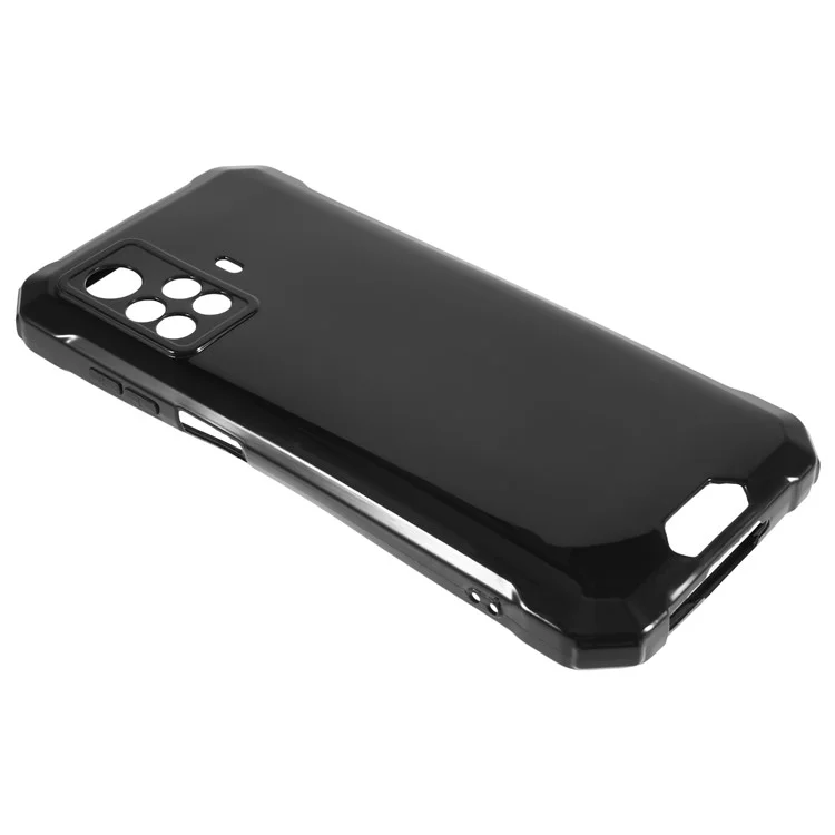 For Blackview BV9200 Shockproof Slim Phone Case Soft TPU Anti-Scratch Back Protective Cover - Black
