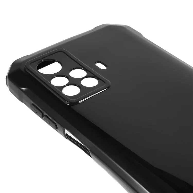 For Blackview BV9200 Shockproof Slim Phone Case Soft TPU Anti-Scratch Back Protective Cover - Black