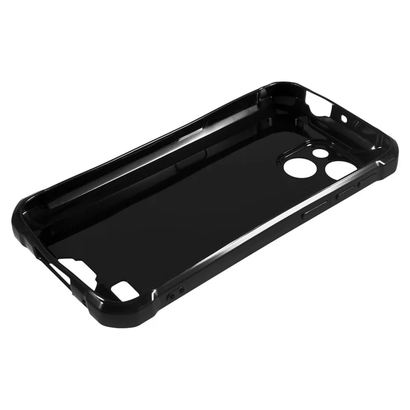 Dla Oukitel WP20 Antywypadkowy Płaszcz Telefoniczny Elastyczna Obudowa Z Tworzywa TPU - Czarny