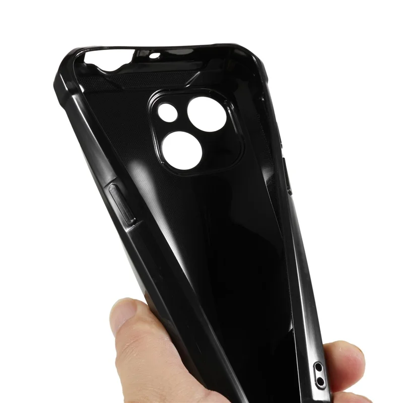 Dla Oukitel WP20 Antywypadkowy Płaszcz Telefoniczny Elastyczna Obudowa Z Tworzywa TPU - Czarny