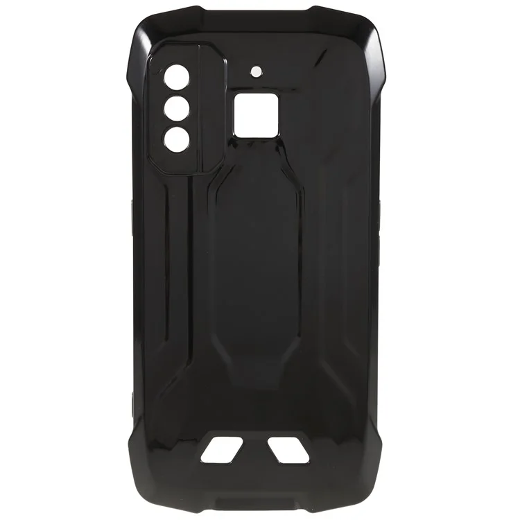 Für Cubot King Kong 6 Handyhülle Weiche TPU Anti-Drop Anti-Kratzer Rückabdeckung - Schwarz