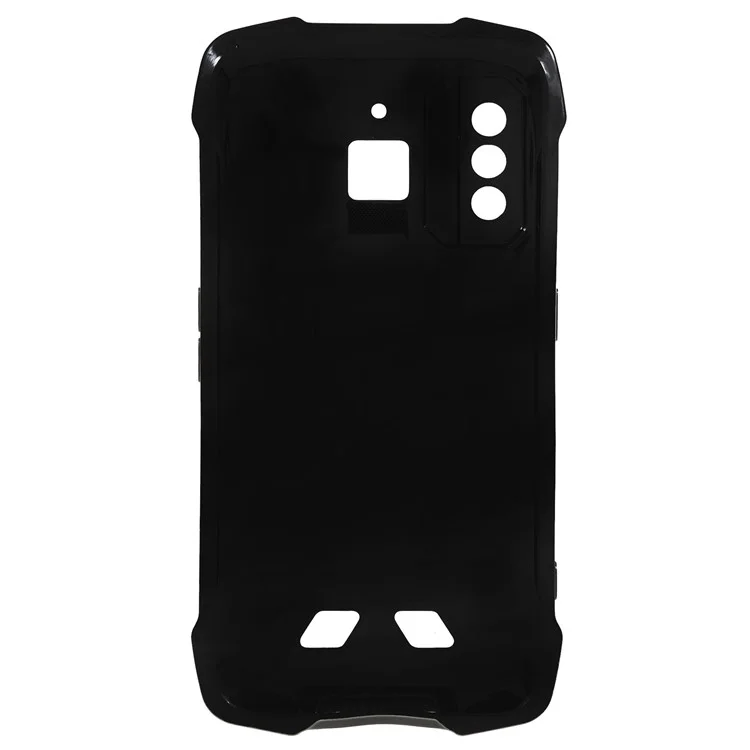 Für Cubot King Kong 6 Handyhülle Weiche TPU Anti-Drop Anti-Kratzer Rückabdeckung - Schwarz