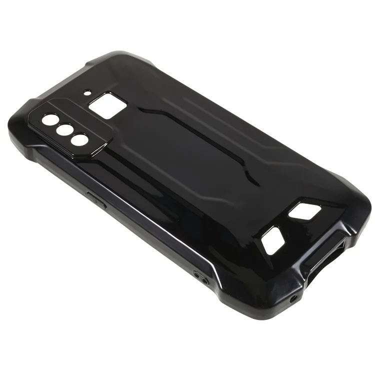 Für Cubot King Kong 6 Handyhülle Weiche TPU Anti-Drop Anti-Kratzer Rückabdeckung - Schwarz