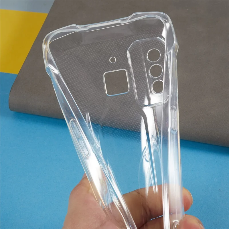 For Cubot King Kong 6 Phone Case Soft TPU Anti-Drop Anti-Scratch Back Cover - Transparent
