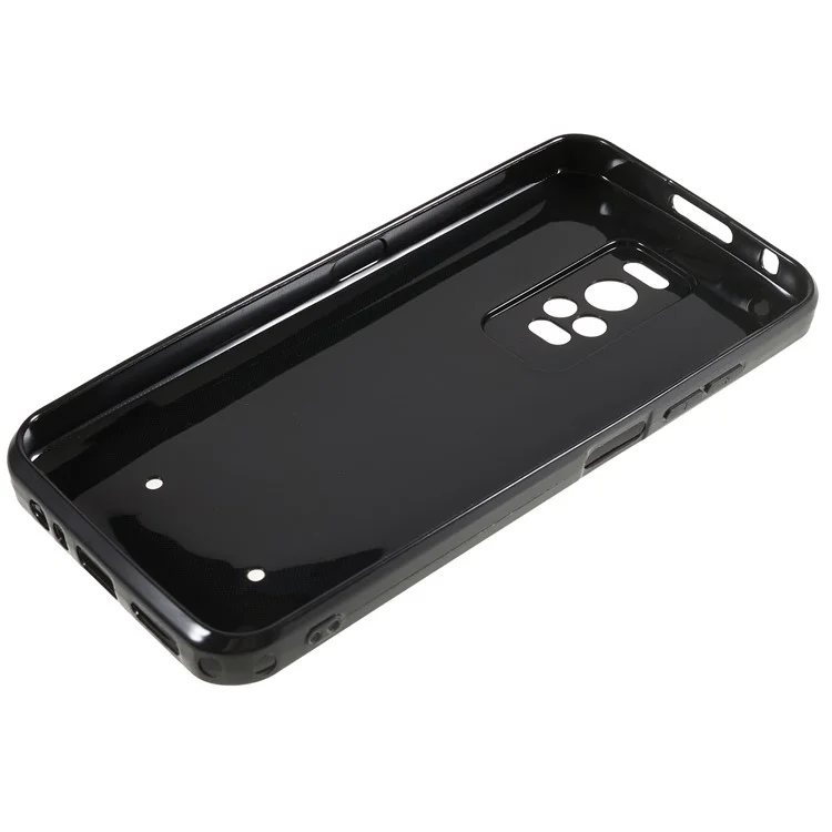 For Ulefone Power Armor 17 Pro Soft TPU Phone Case Camera Protection Scratch-Resistant Back Cover - Black