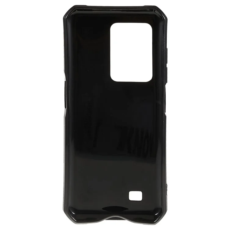 For Oukitel WP17 TPU Phone Case  Shockproof Non-Slip Cell Phone Cover - Black