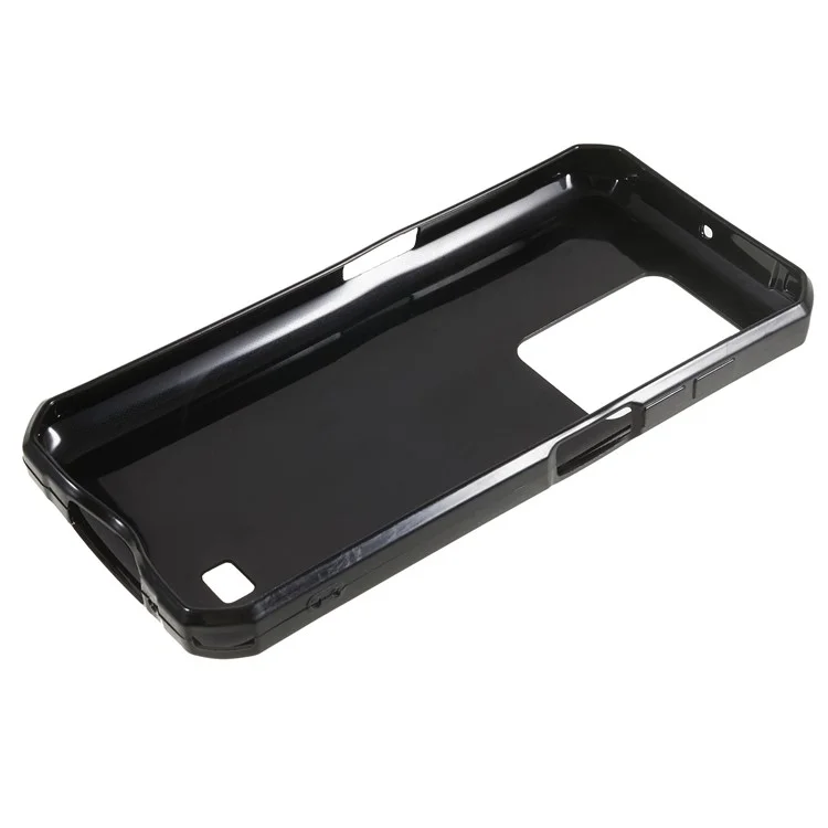 For Oukitel WP17 TPU Phone Case  Shockproof Non-Slip Cell Phone Cover - Black