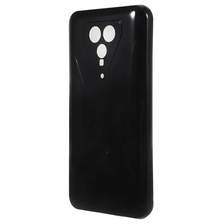 Для Blackview BL5000 5G Anti-Shock Protective Shell Soft TPU Full Camera Lens Protection Phone Case - Black