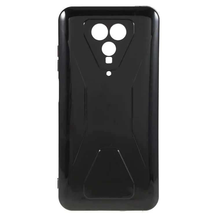 Для Blackview BL5000 5G Anti-Shock Protective Shell Soft TPU Full Camera Lens Protection Phone Case - Black