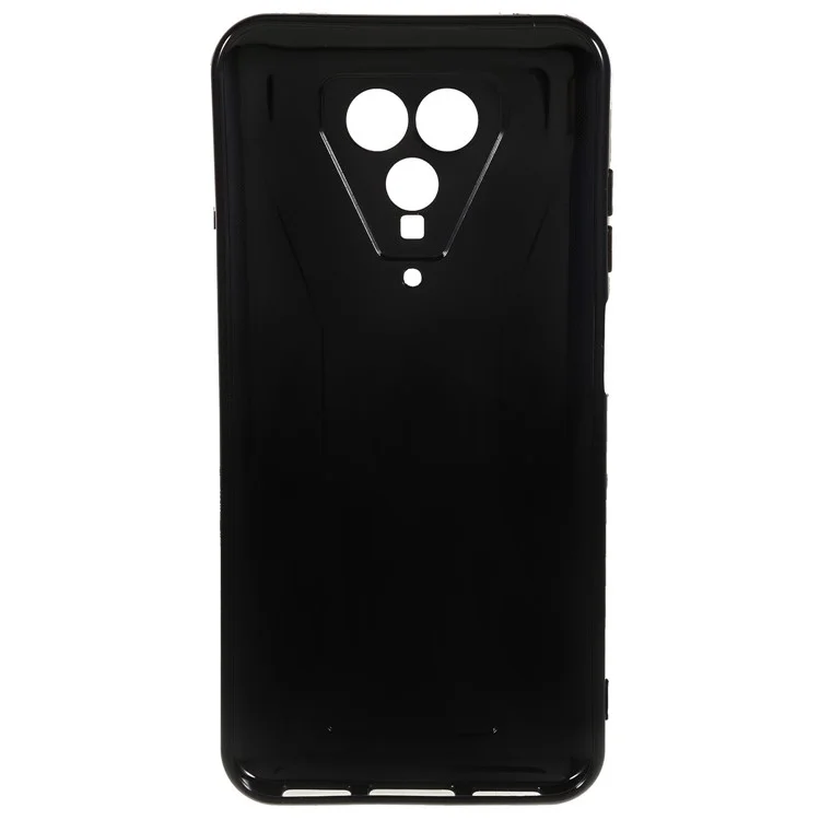 Для Blackview BL5000 5G Anti-Shock Protective Shell Soft TPU Full Camera Lens Protection Phone Case - Black