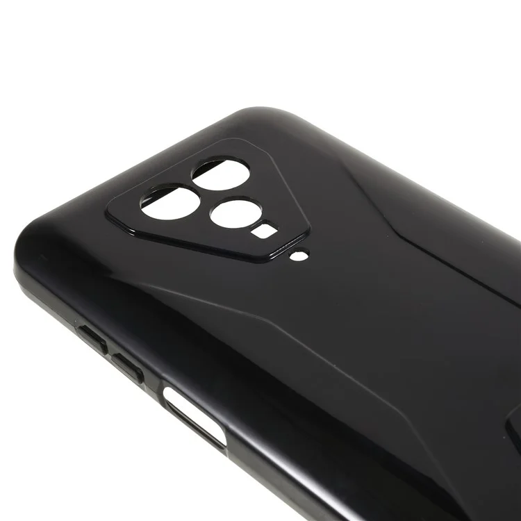 Для Blackview BL5000 5G Anti-Shock Protective Shell Soft TPU Full Camera Lens Protection Phone Case - Black
