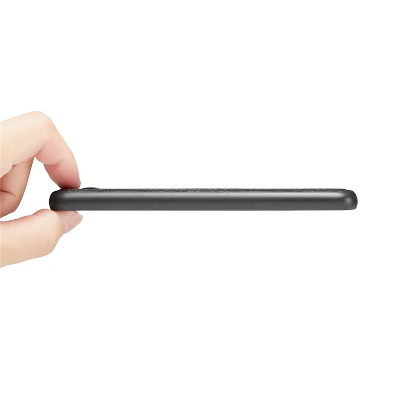 FIERRE SHANN For Samsung Galaxy S23+ Phone Case Hardware Decor Leather Coated TPU Phone Cover - Striped Litchi Pattern